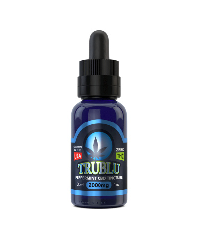 TruBlu CBD Peppermint – 2000mg Tincture