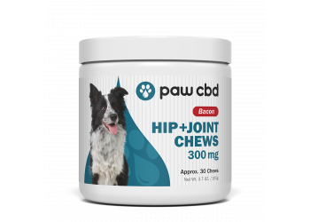 CBD Pet Hip & Joint Soft Chews for Dogs  BACON - 300 MG - 30 COUNT