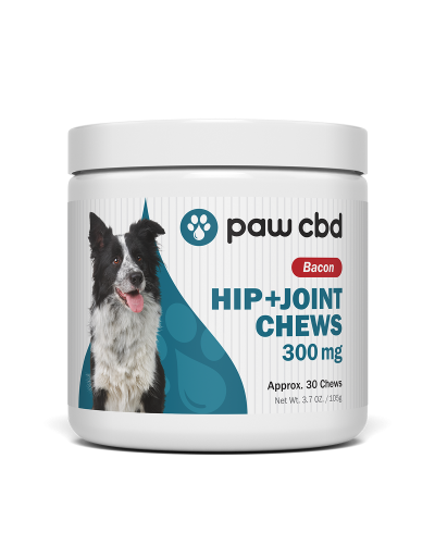 Pet CBD Hip & Joint Soft Chews for Dogs BACON - 300 MG - 30 COUNT