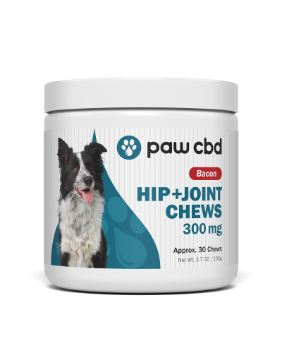Pet CBD Hip & Joint Soft Chews for Dogs  BACON - 300 MG - 30 COUNT