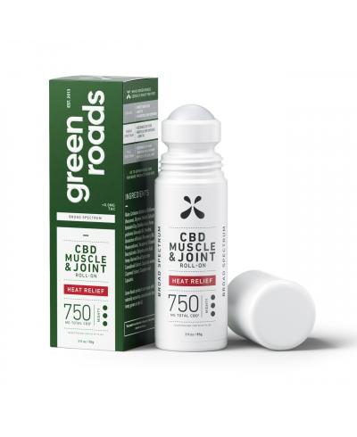 Green Roads 750mg Muscle & Joint Heat Relief Roll On