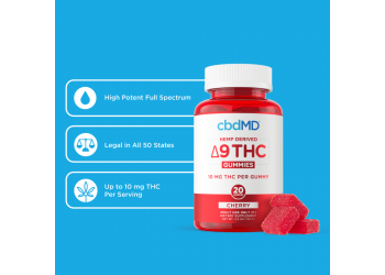 Delta 9 Gummies DELTA 9 THC  20 COUNT - CHERRY