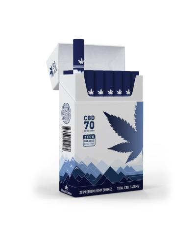 20-Pack Natural Flavor 70mg CBD Hemp Smokes