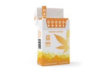 20-Pack of MOUNTAIN Smokes Pineapple Squeeze 50mg