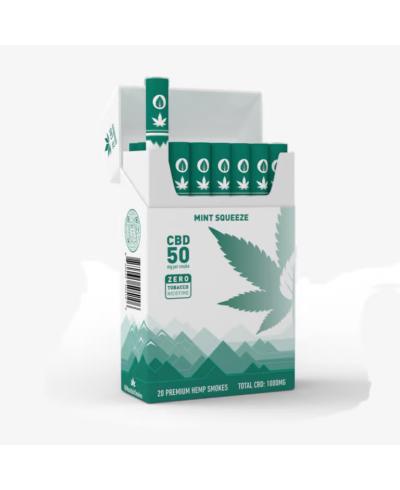 20-Pack of MOUNTAIN Smokes Mint Squeeze - 50mg
